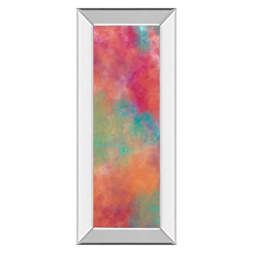 Classy Living Vapor Illusion Wall Art 18"x42", Mirrored Frame - 1757MF