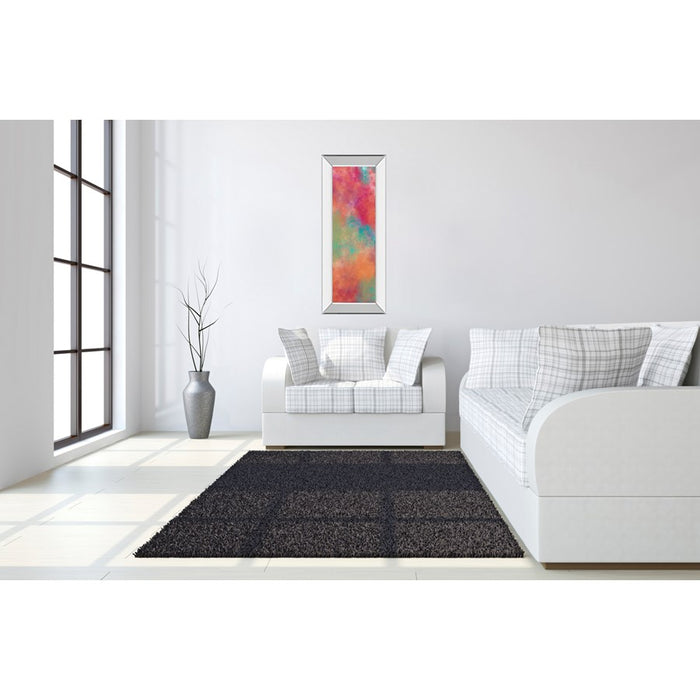 Classy Living Vapor Illusion Wall Art 18"x42", Mirrored Frame
