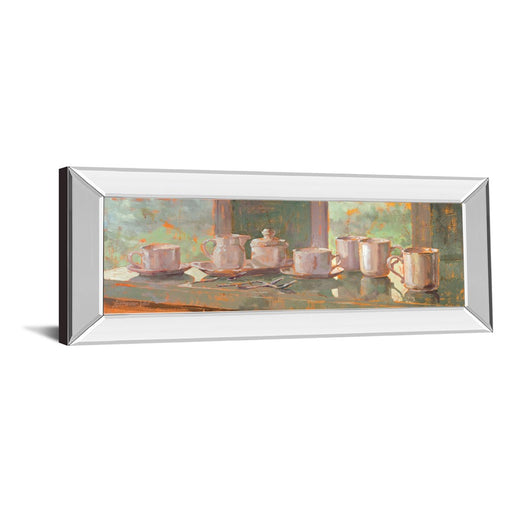 Classy Living Still Life Charm Wall Art 42"x18", Mirrored Frame