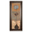 Classy Living Delicate Bloom Wall Art 18"x42", Cinnamon Mocha Frame