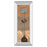 Classy Living Delicate Bloom Wall Art 18"x42", Mirrored Frame