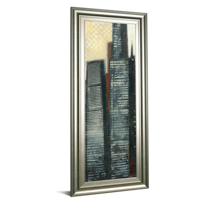 Classy Living City Silhouettes Wall Art 18"x42", Silver Serenity Frame