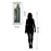 Classy Living City Silhouettes Wall Art 18"x42", Mirrored Frame