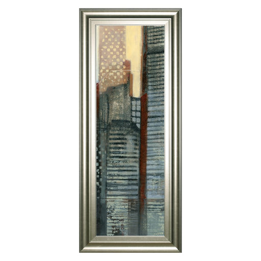 Classy Living City Rhythm Wall Art 18"x42", Siver Serenity Frame - 1764