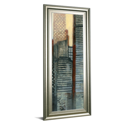 Classy Living City Rhythm Wall Art 18"x42", Silver Serenity Frame
