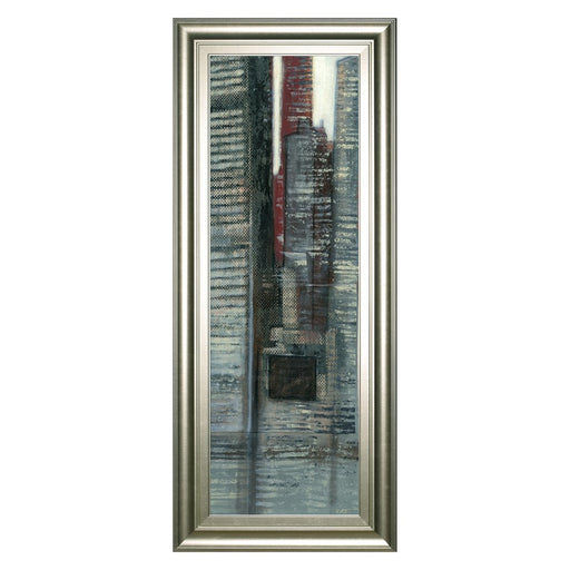 Classy Living Urban Essence Wall Art 18"x42", Siver Serenity Frame - 1765