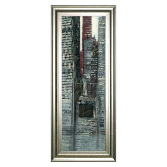 Classy Living Urban Essence Wall Art 18"x42", Siver Serenity Frame - 1765