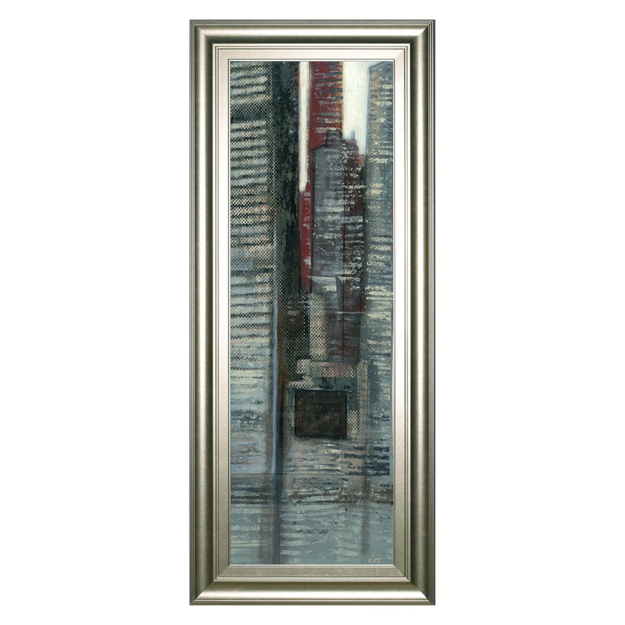 Classy Living Urban Essence Wall Art 18"x42", Siver Serenity Frame - 1765