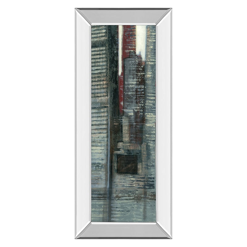 Classy Living Urban Essence Wall Art 18"x42", Mirrored Frame