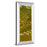 Classy Living Vineyard Batik I Wall Art 18"x42", Mirrored Frame