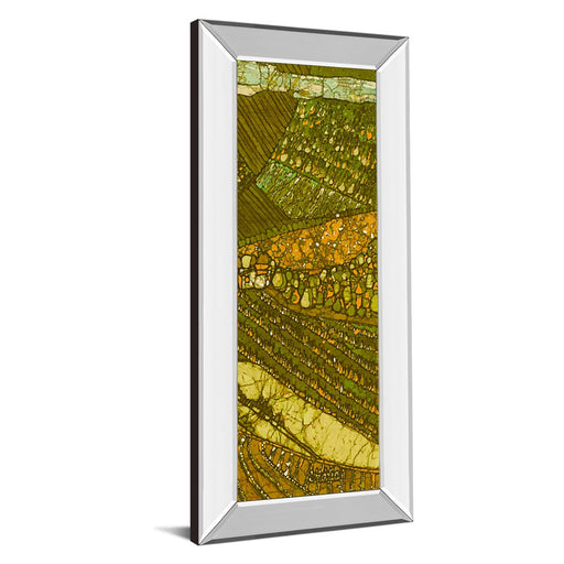 Classy Living Vineyard Batik II Wall Art 18"x42", Mirrored Frame