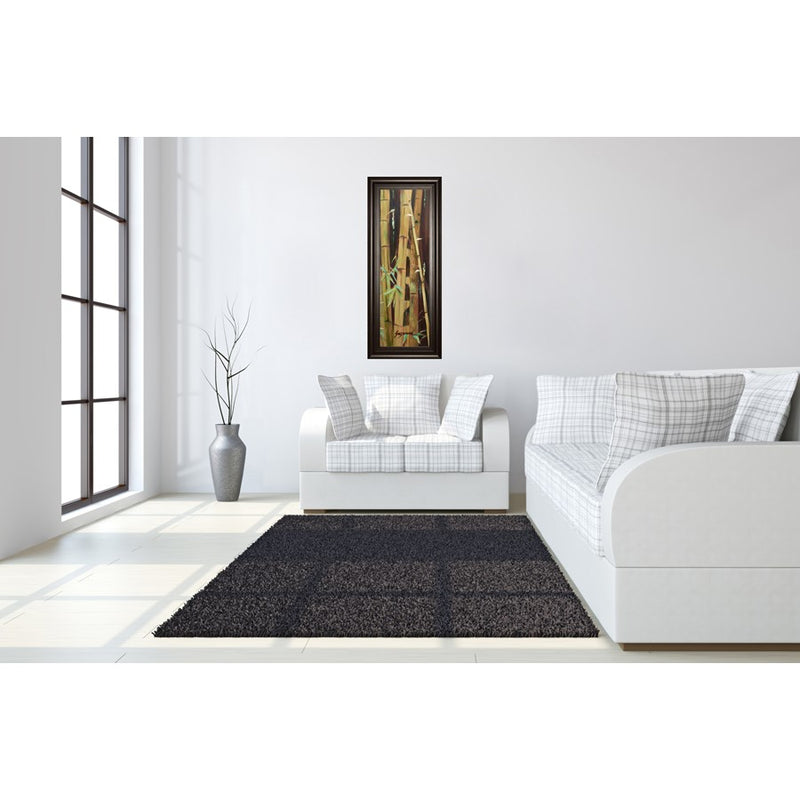 Classy Living Bamboo Tranquility Wall Art 18"x42", Dark Chocolate Frame