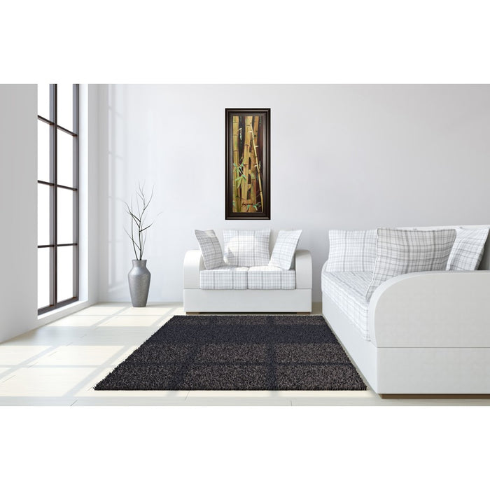Classy Living Bamboo Tranquility Wall Art 18"x42", Dark Chocolate Frame