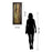 Classy Living Bamboo Tranquility Wall Art 18"x42", Dark Chocolate Frame