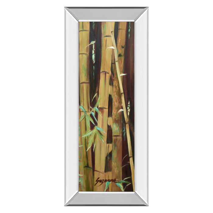Classy Living Bamboo Tranquility Wall Art 18"x42", Mirrored Frame