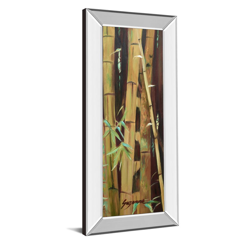 Classy Living Bamboo Tranquility Wall Art 18"x42", Mirrored Frame