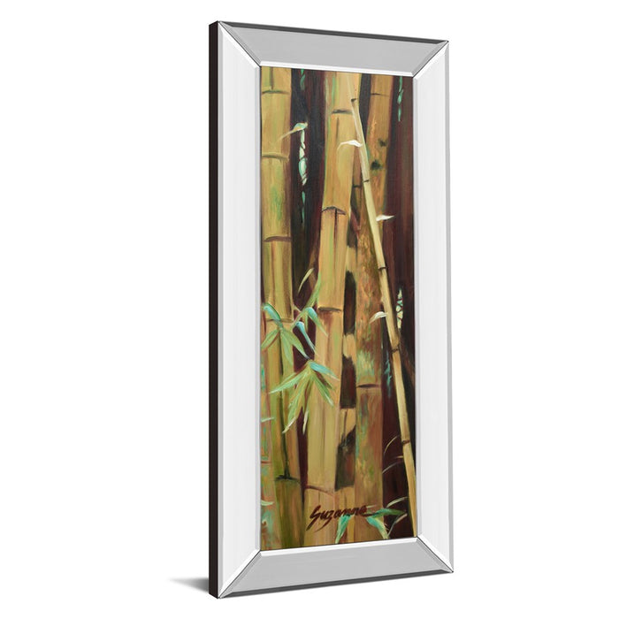 Classy Living Bamboo Tranquility Wall Art 18"x42", Mirrored Frame