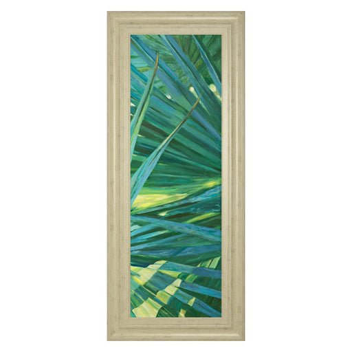 Classy Living Lush Greenery Wall Art 18"x42", Ivory Bliss Frame