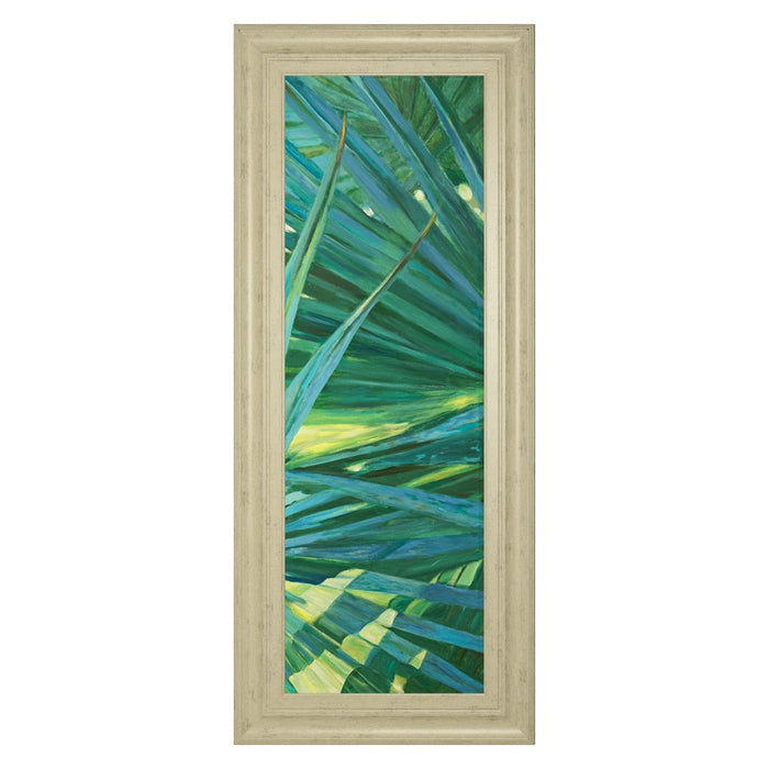 Classy Living Lush Greenery Wall Art 18"x42", Ivory Bliss Frame