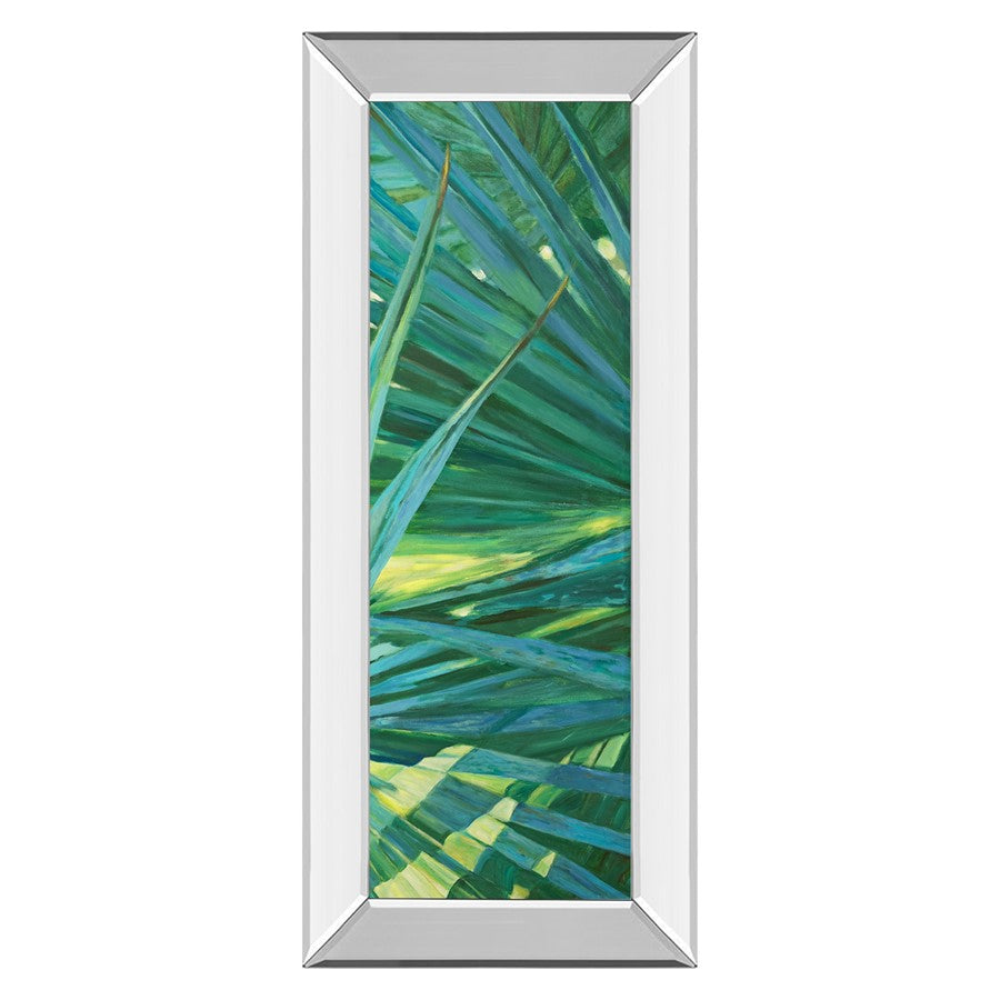 Classy Living Lush Greenery Wall Art 18"x42", Mirrored Frame