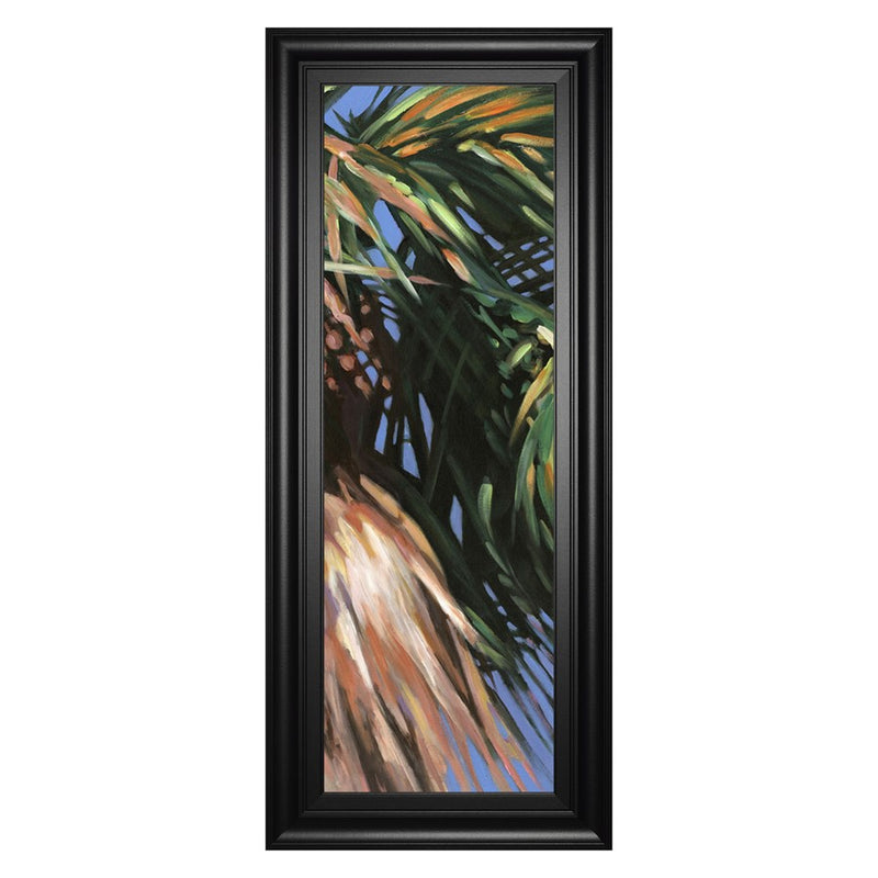 Classy Living WIId Palm II Wall Art 18"x42", Black Frame