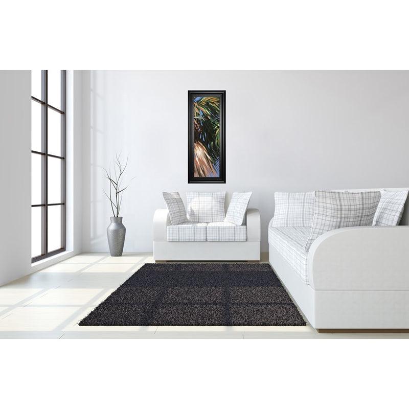 Classy Living WIId Palm II Wall Art 18"x42", Black Frame