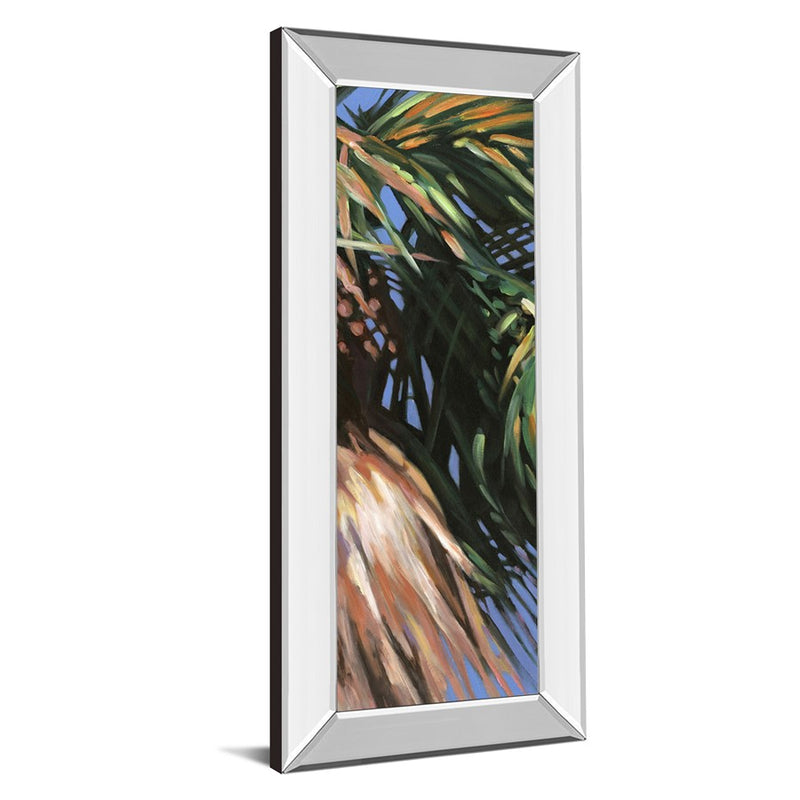 Classy Living WIId Palm II Wall Art 18"x42", Mirrored Frame