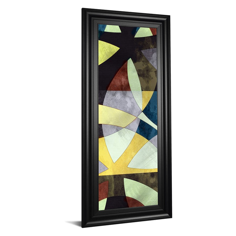 Classy Living Elliptic Path I Wall Art 18"x42", Black Frame