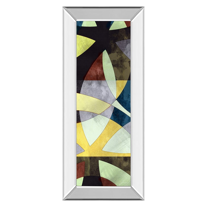 Classy Living Elliptic Path I Wall Art 18"x42", Mirrored Frame