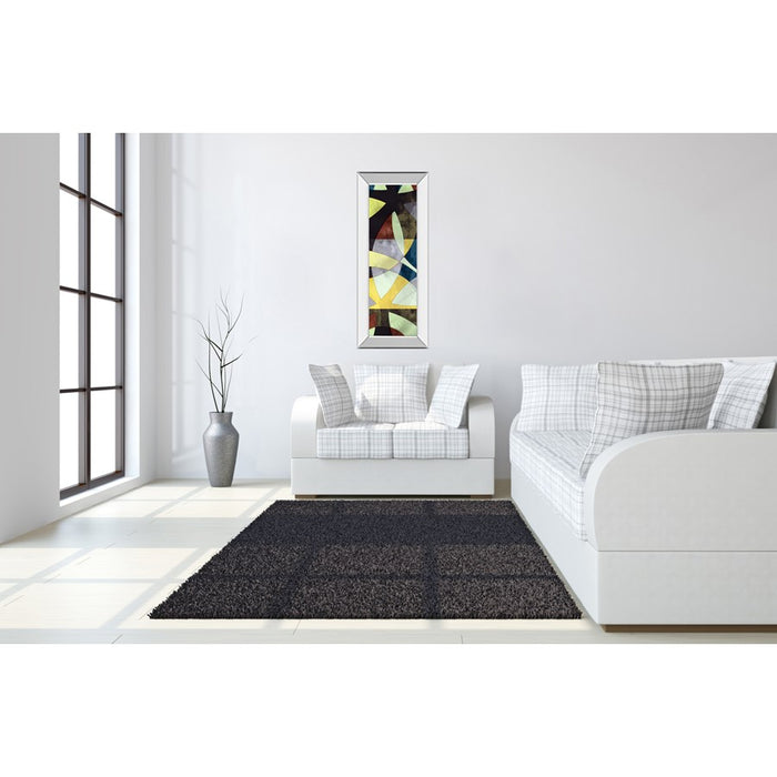 Classy Living Elliptic Path I Wall Art 18"x42", Mirrored Frame