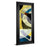 Classy Living Intersected Gleam Wall Art 18"x42", Black Frame