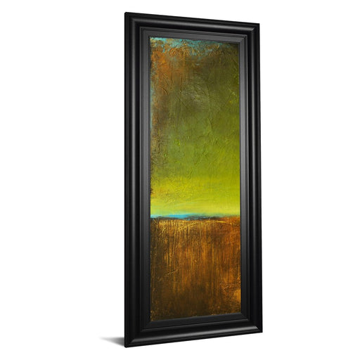 Classy Living Antigua Bay I Wall Art 18"x42", Midnight Aura Frame