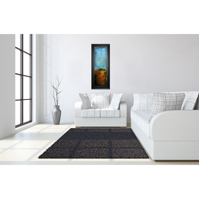 Classy Living Harmony Blend Wall Art 18"x42", Midnight Aura Frame