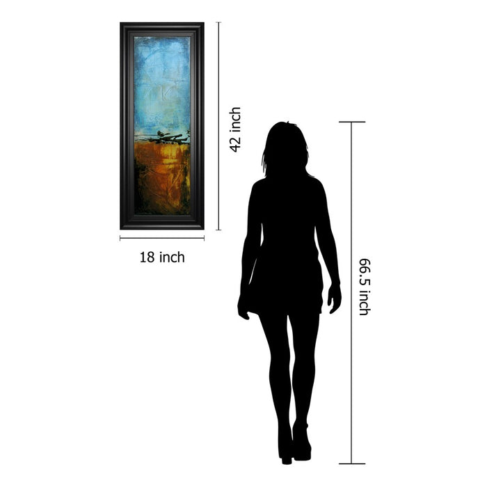Classy Living Harmony Blend Wall Art 18"x42", Midnight Aura Frame
