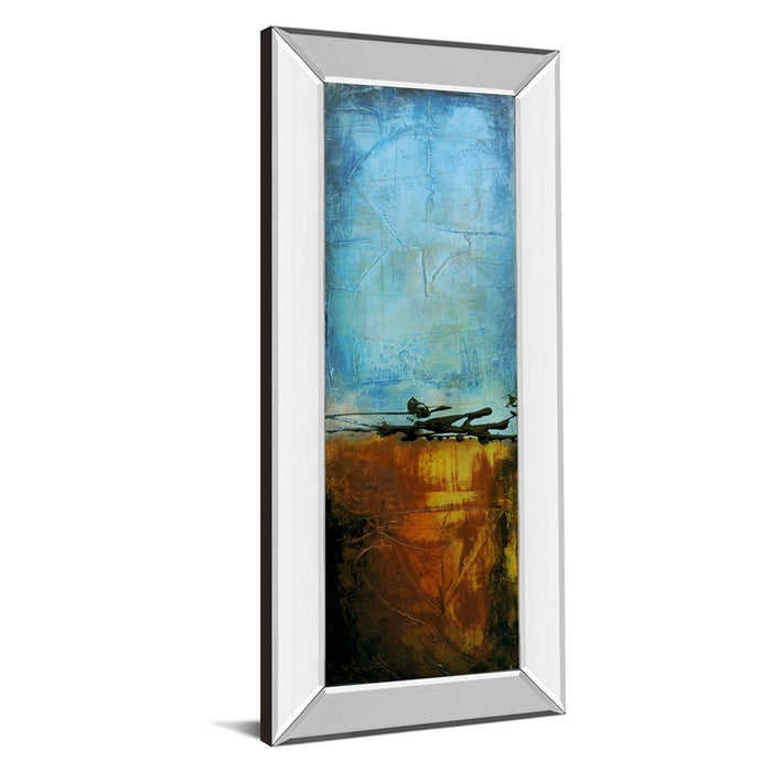 Classy Living Harmony Blend Wall Art 18"x42", Mirrored Frame