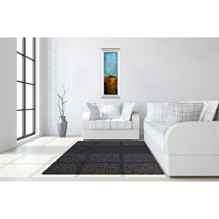 Classy Living Harmony Blend Wall Art 18"x42", Mirrored Frame