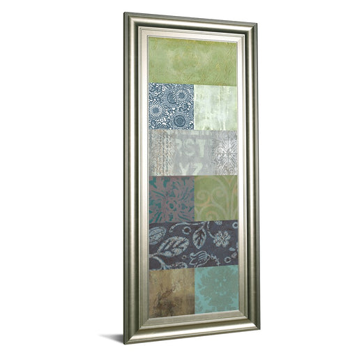 Classy Living Zen Panel I Wall Art 18"x42", Silver Serenity Frame