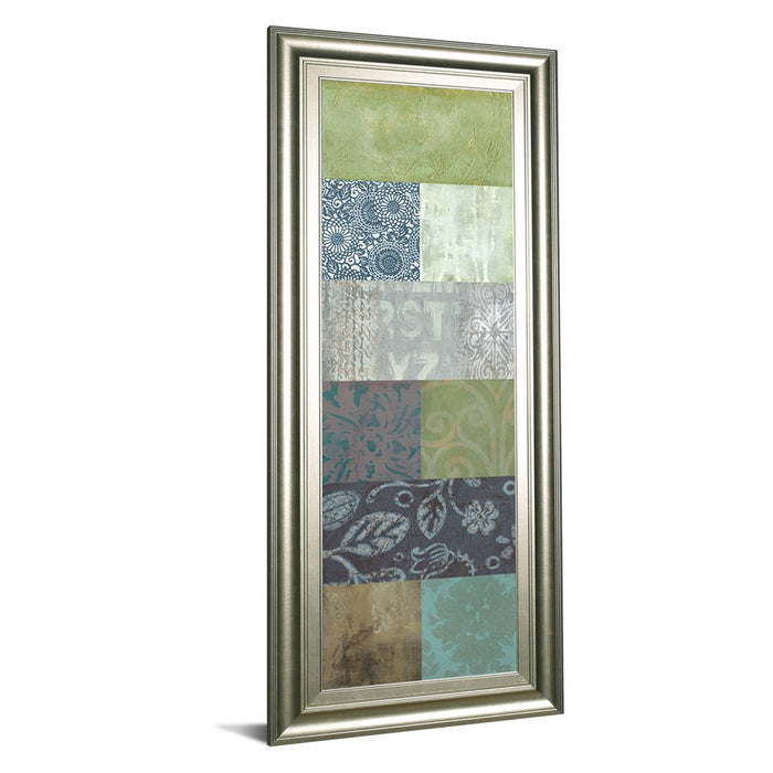 Classy Living Zen Panel I Wall Art 18"x42", Silver Serenity Frame