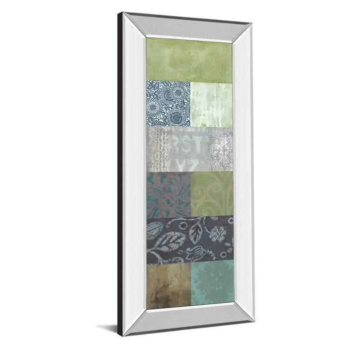 Classy Living Zen Panel I Wall Art 18"x42", Mirrored Frame