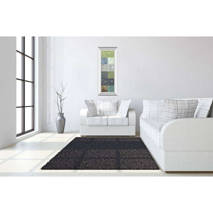 Classy Living Zen Panel I Wall Art 18"x42", Mirrored Frame