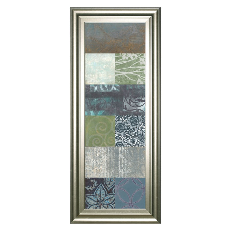 Classy Living Zen Panel II Wall Art 18"x42", Silver Serenity Frame