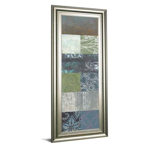 Classy Living Zen Panel II Wall Art 18"x42", Silver Serenity Frame