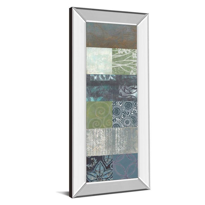 Classy Living Zen Panel II Wall Art 18"x42", Mirrored Frame