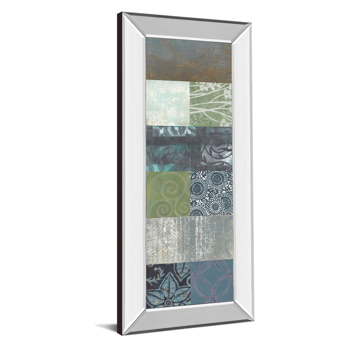 Classy Living Zen Panel II Wall Art 18"x42", Mirrored Frame