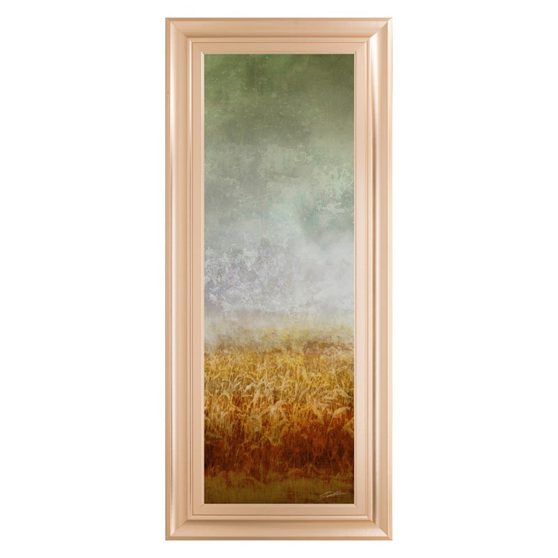 Classy Living Lush Field Wall Art 18"x42", Rose Gold Romance Frame