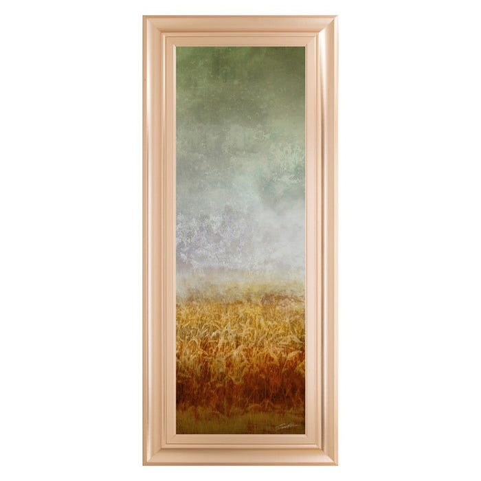 Classy Living Lush Field Wall Art 18"x42", Rose Gold Romance Frame