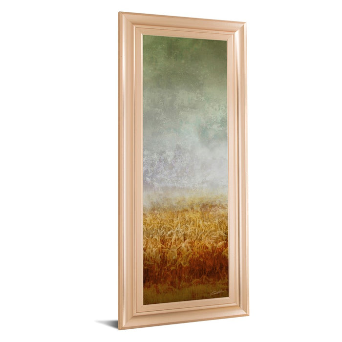 Classy Living Lush Field Wall Art 18"x42", Rose Gold Romance Frame