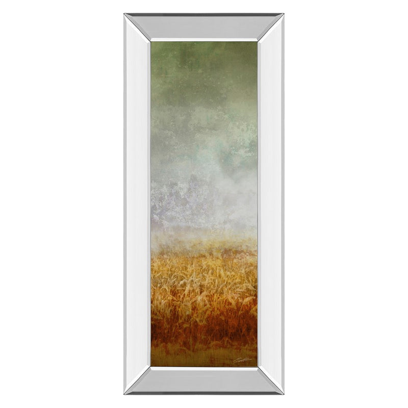 Classy Living Lush Field Wall Art 18"x42", Mirrored Frame
