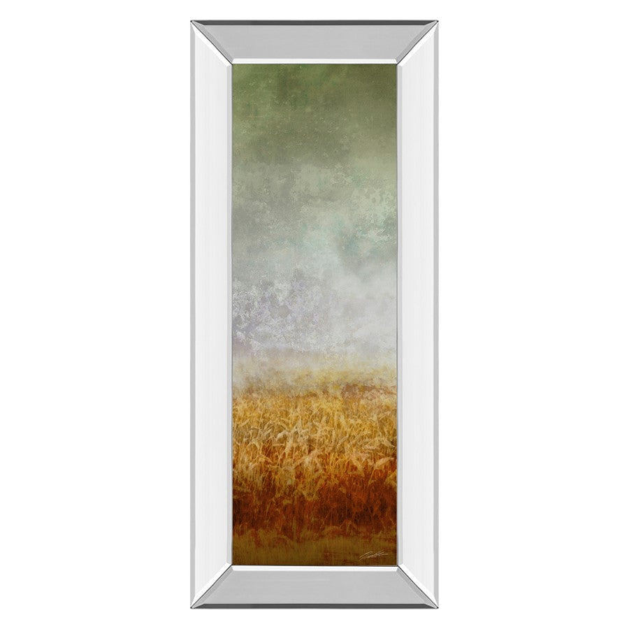 Classy Living Lush Field Wall Art 18"x42", Mirrored Frame - 1790MF
