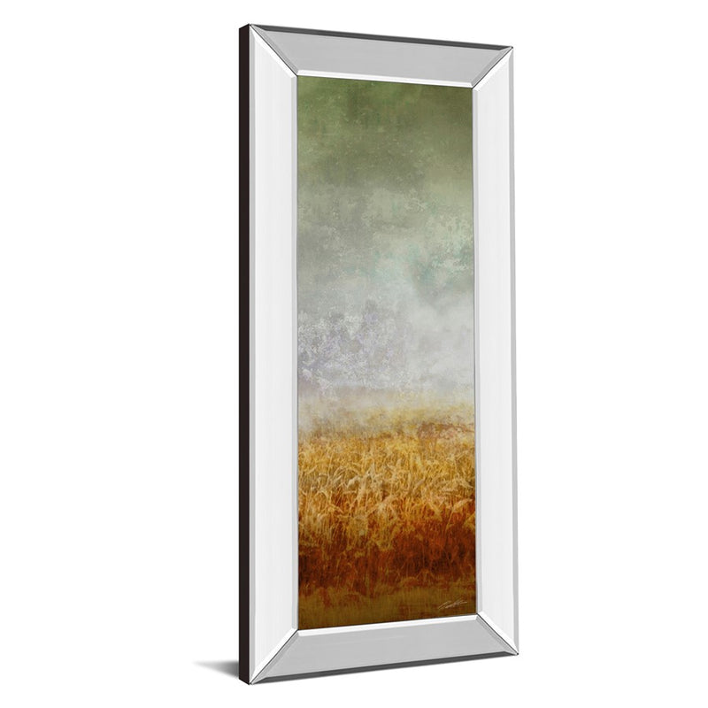Classy Living Lush Field Wall Art 18"x42", Mirrored Frame
